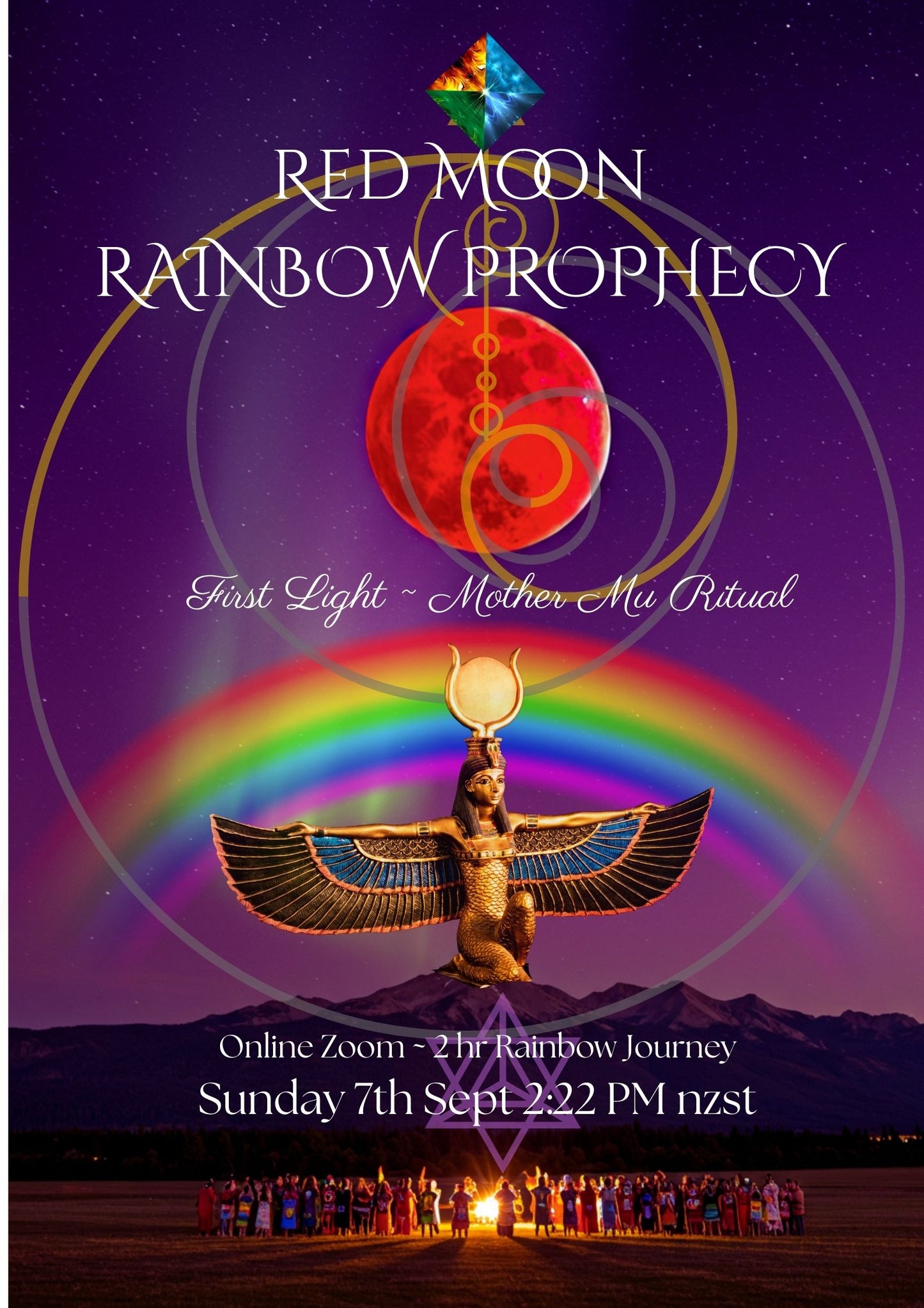 RED MOON RAINBOW PROPHECY ONLINE RITUAL